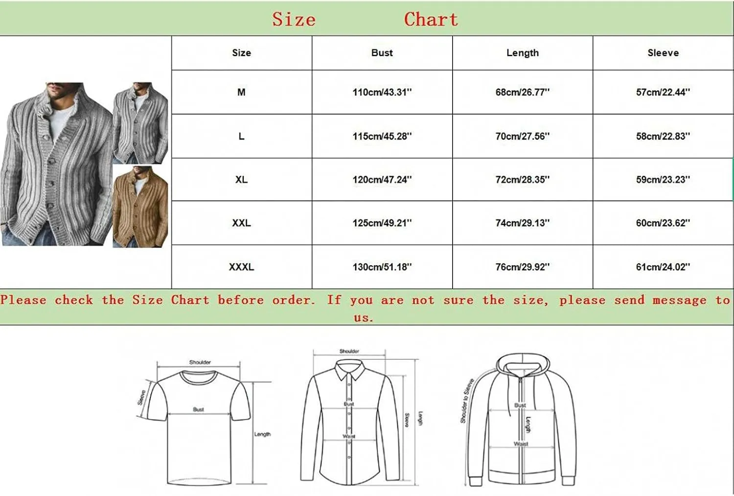 Mens Casual Stand Collar Cable Knit Cardigans Regular Fit Button Down Long Sleeve Casual Open Front Cardigan Sweaters