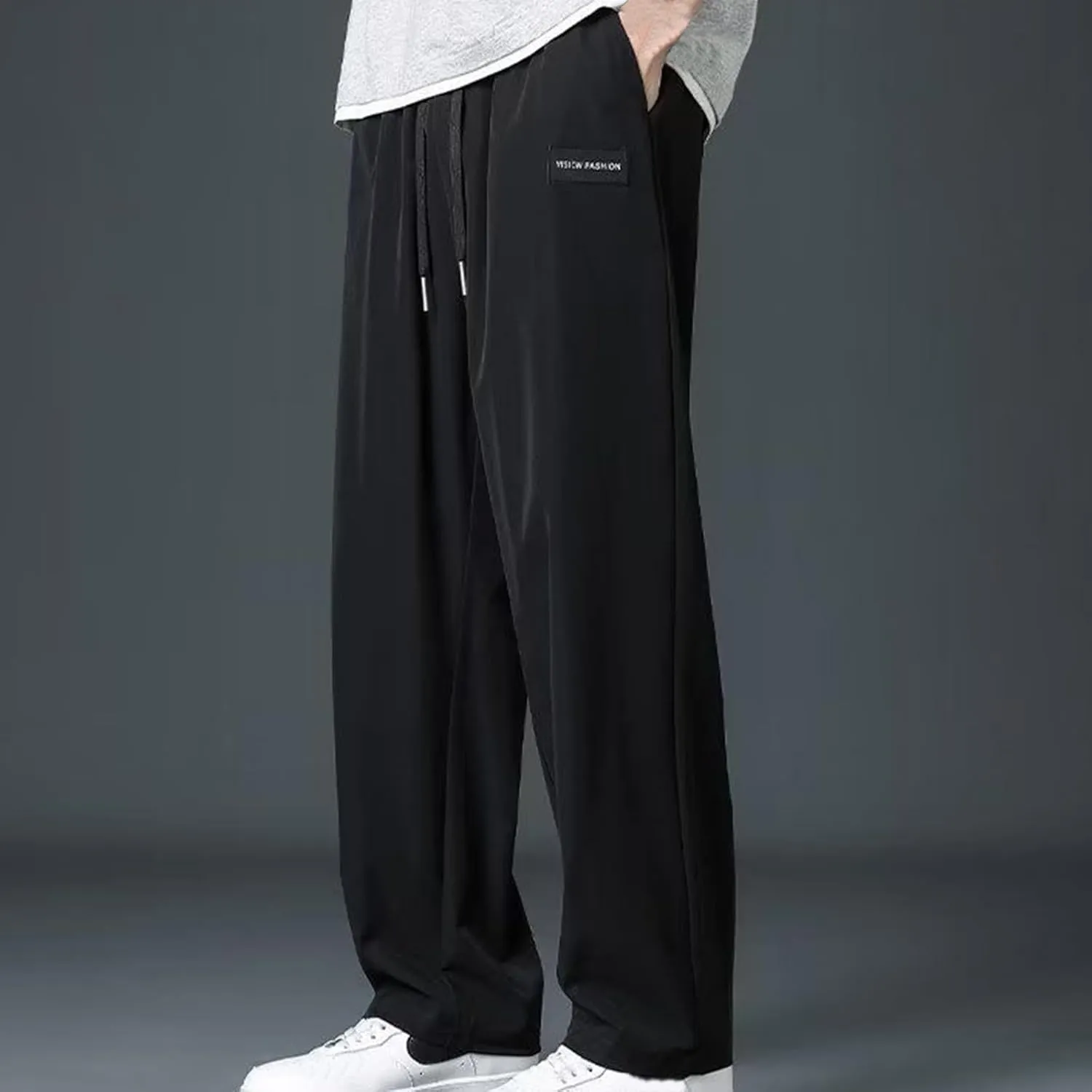 Men's Hiking Pants Lightweight Straight Leg Sweatpants Big and Tall Men Summer Running Workout Pants Moisture Wicking