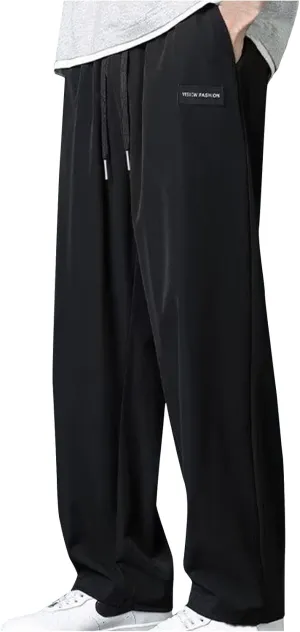 Men's Hiking Pants Lightweight Straight Leg Sweatpants Big and Tall Men Summer Running Workout Pants Moisture Wicking