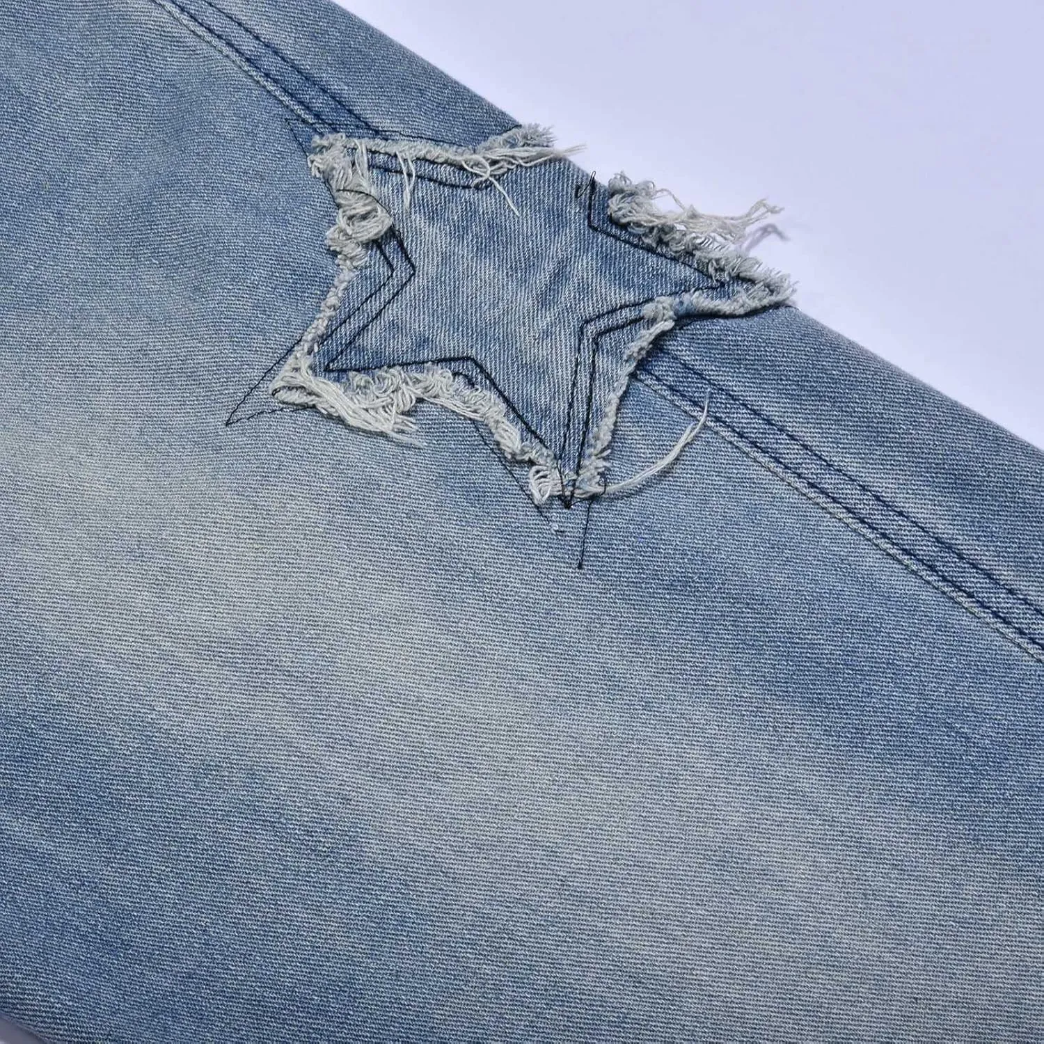 Men's Jeans Comfort Stretch Denim Straight Leg Relaxed Fit Jeans for Men Fuzzy House