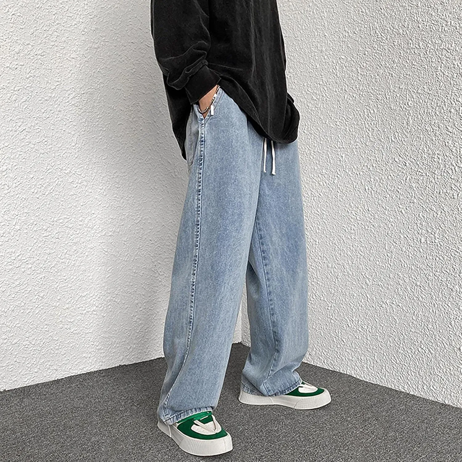 Men's Jeans Regular Straight Jeans Men's Regular Straight Jean Stretch Stackable Straight Leg Jean Comfort Stretch Jeans