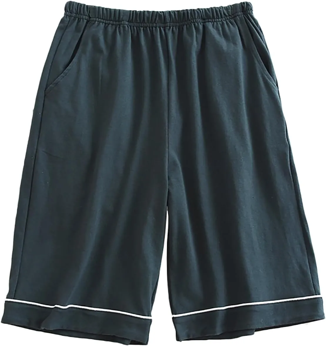Mens Sleepwear Shorts Ultra-Soft Stretch Boxer Modal Lounge Pajama Bottoms with Pockets