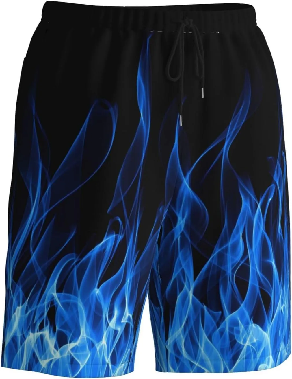 Men's Swim Trunks Quick Dry 3D Printed Beach Board Shorts with Pockets Cool Mesh Lining Bathing Suits