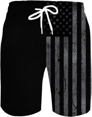 Men's Swim Trunks Quick Dry 3D Printed Beach Board Shorts with Pockets Cool Mesh Lining Bathing Suits