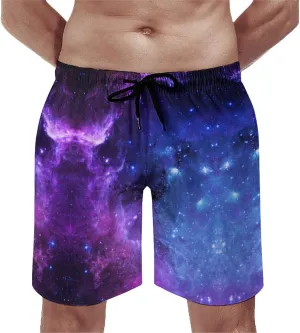 Men's Swim Trunks Quick Dry Board Shorts Beach Shorts Cool Mesh Lining Bathing Suits with Pockets