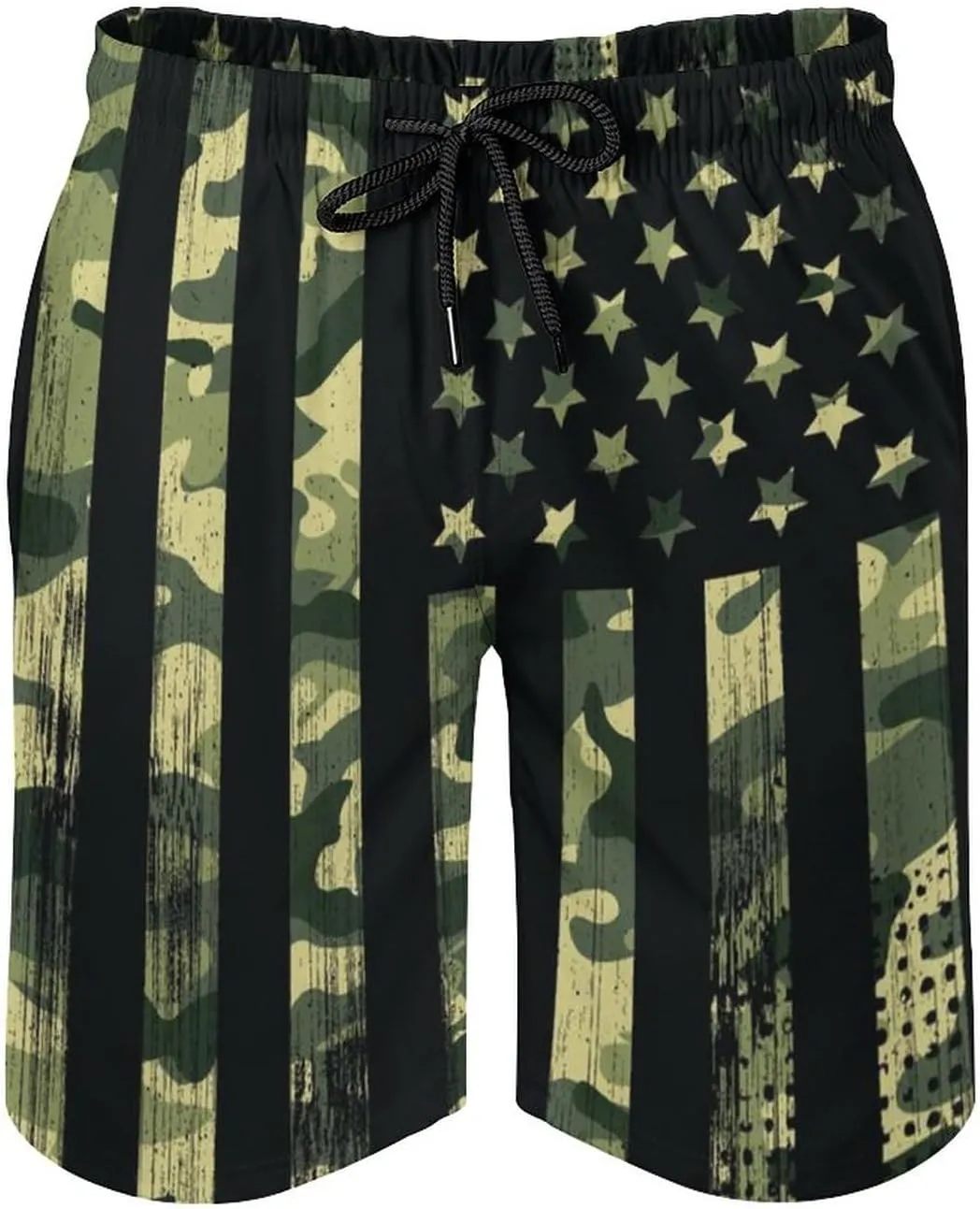 Men's Swim Trunks Quick Dry Board Shorts Beach Shorts Cool Mesh Lining Bathing Suits with Pockets