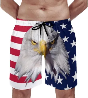 Men's Swim Trunks Quick Dry Board Shorts Beach Shorts Cool Mesh Lining Bathing Suits with Pockets