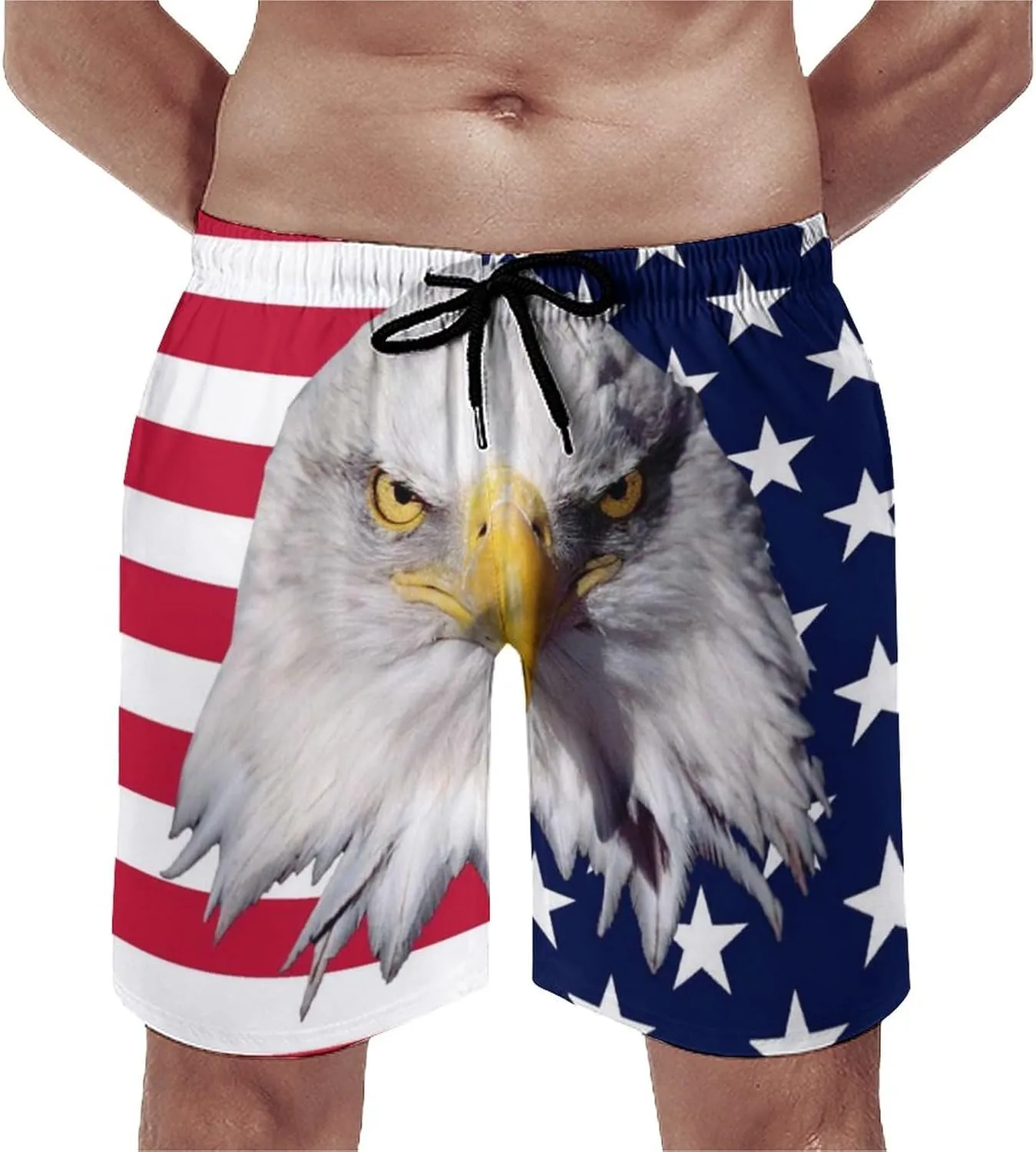 Men's Swim Trunks Quick Dry Board Shorts Beach Shorts Cool Mesh Lining Bathing Suits with Pockets