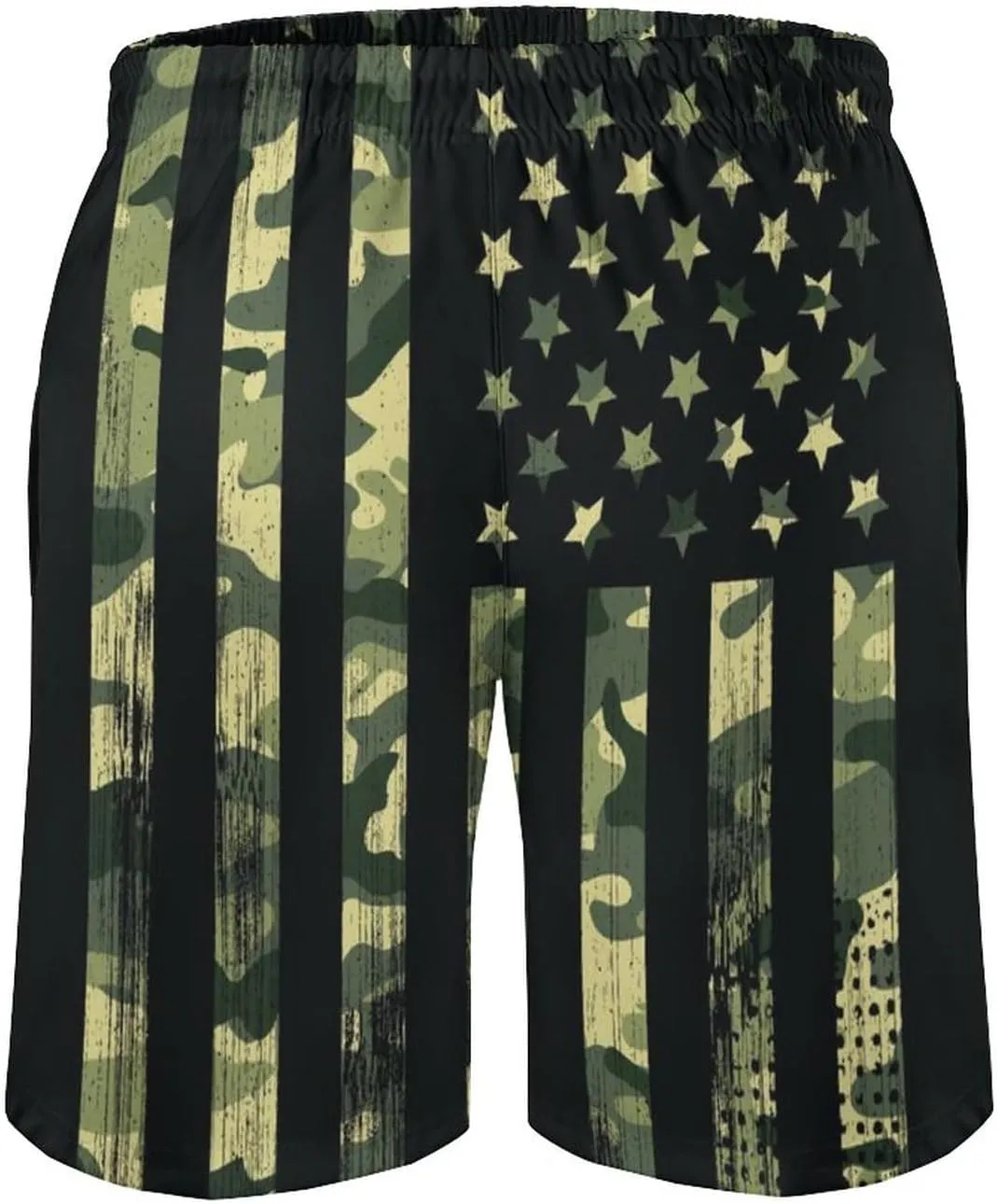 Men's Swim Trunks Quick Dry Board Shorts Beach Shorts Cool Mesh Lining Bathing Suits with Pockets