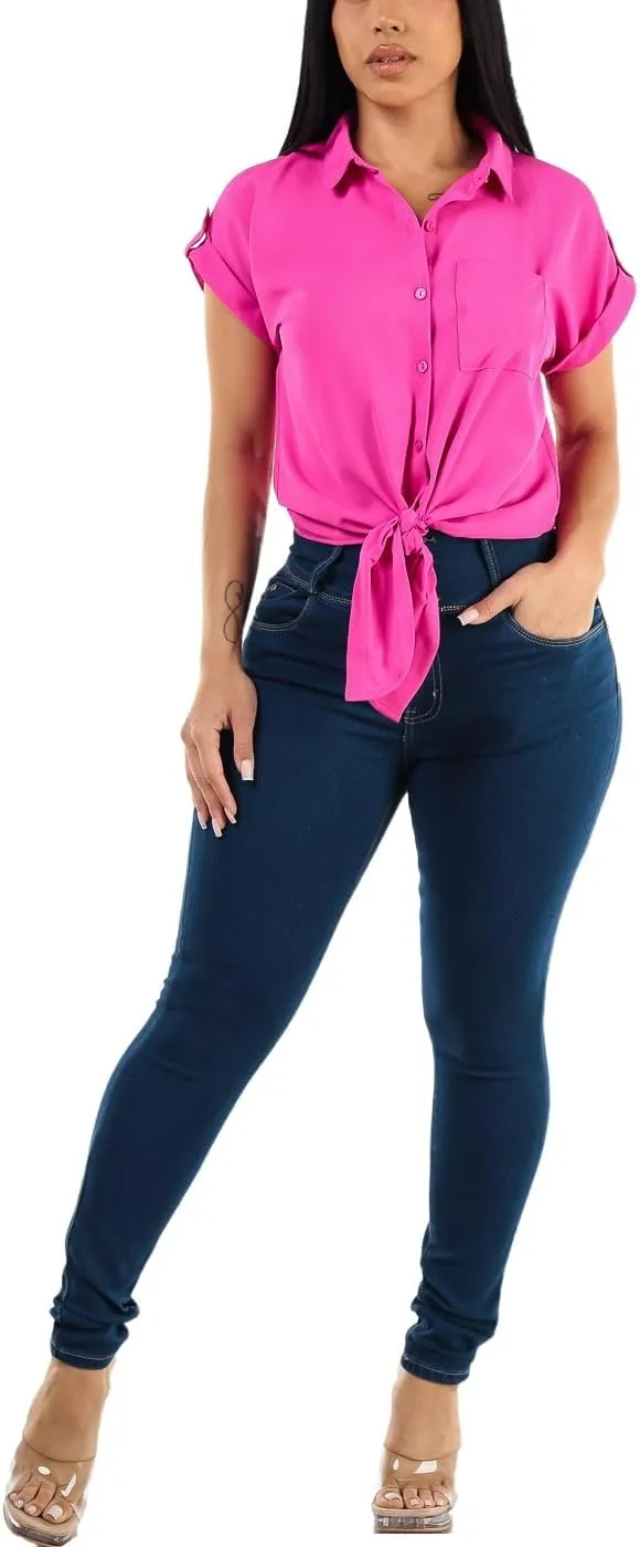 Moda Xpress Super High Waisted Butt Lifting Jeans for Women - Levanta Cola Skinny Jeans