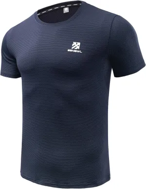 Moisture Wicking Soft Running Pickleball Workout Shirts for Men