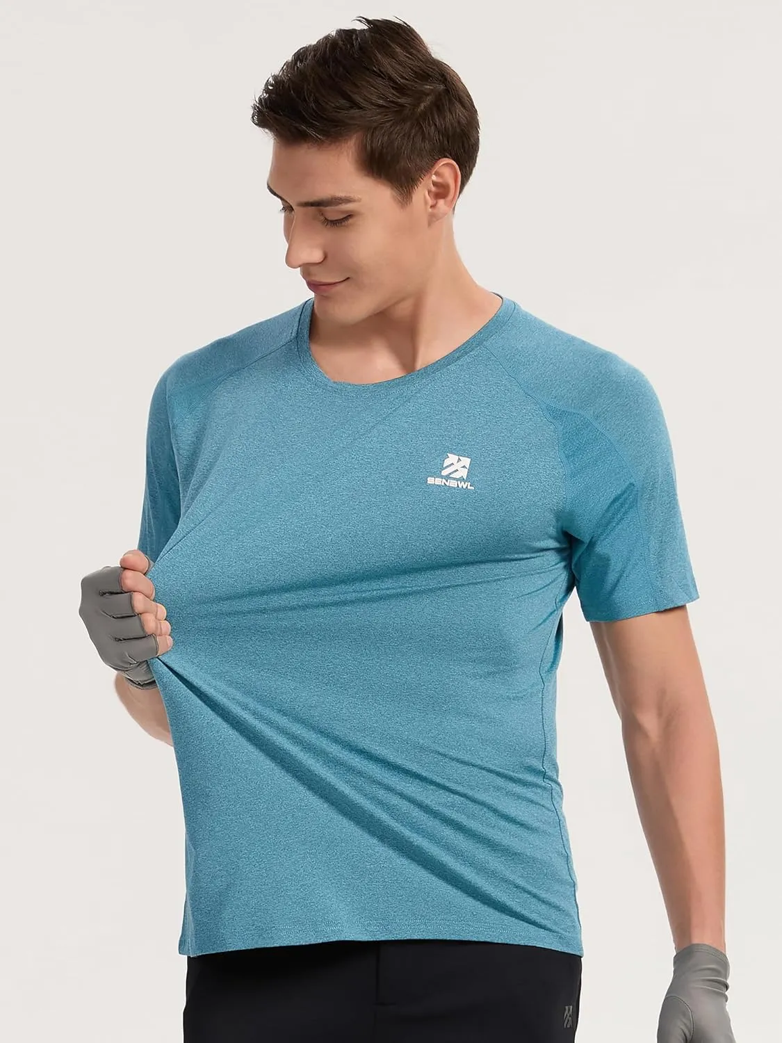 Moisture Wicking Soft Running Pickleball Workout Shirts for Men