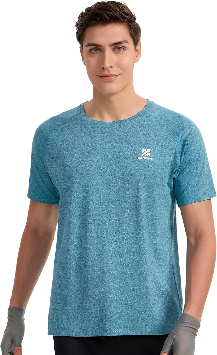 Moisture Wicking Soft Running Pickleball Workout Shirts for Men