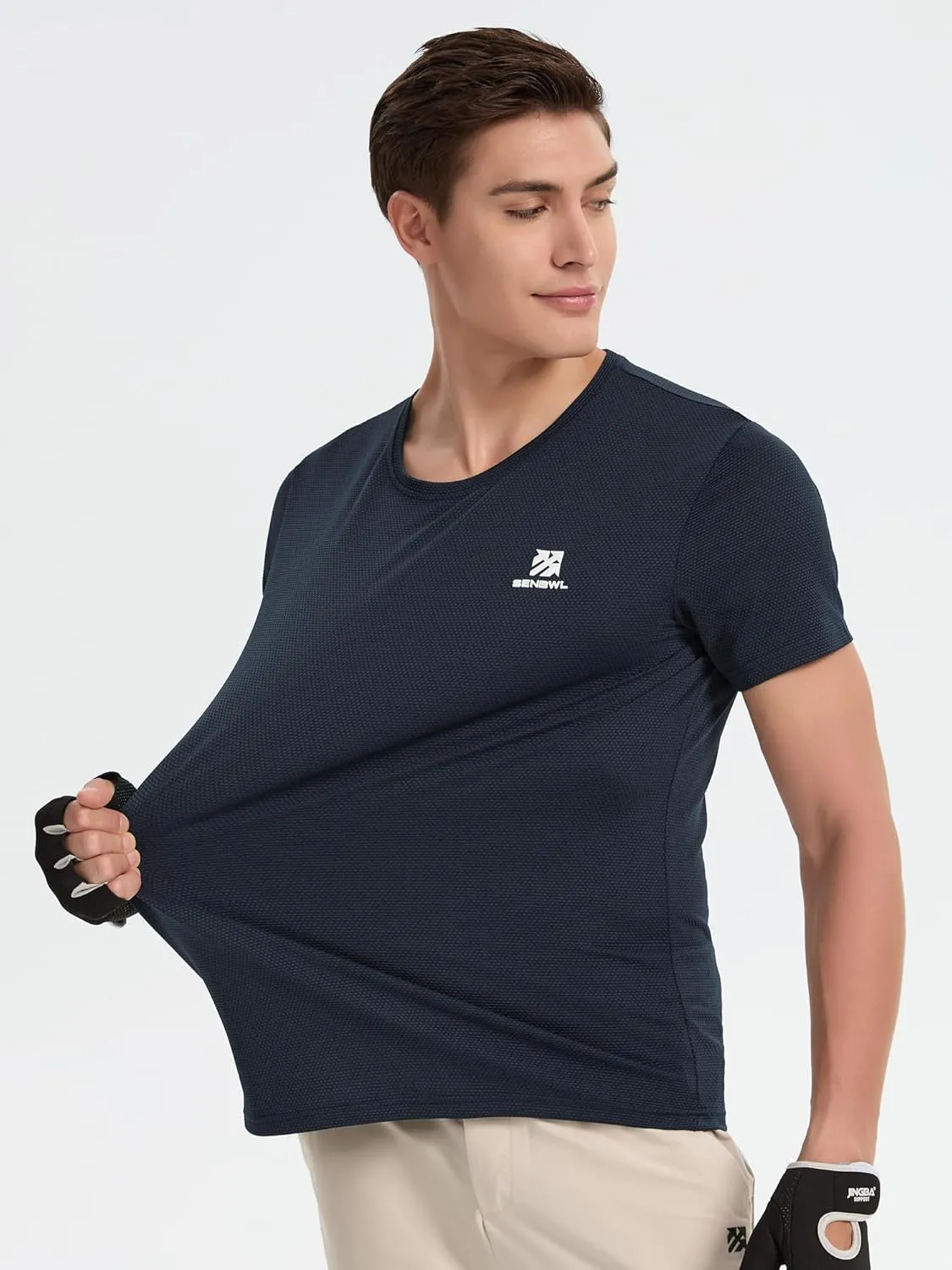 Moisture Wicking Soft Running Pickleball Workout Shirts for Men