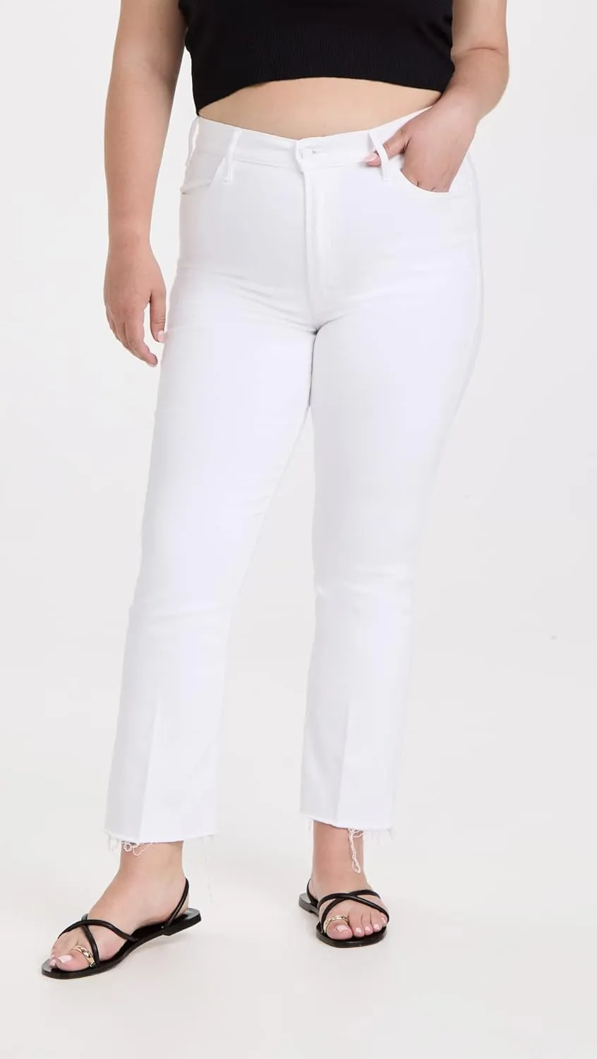 MOTHER Women's The Hustler Ankle Fray Jeans