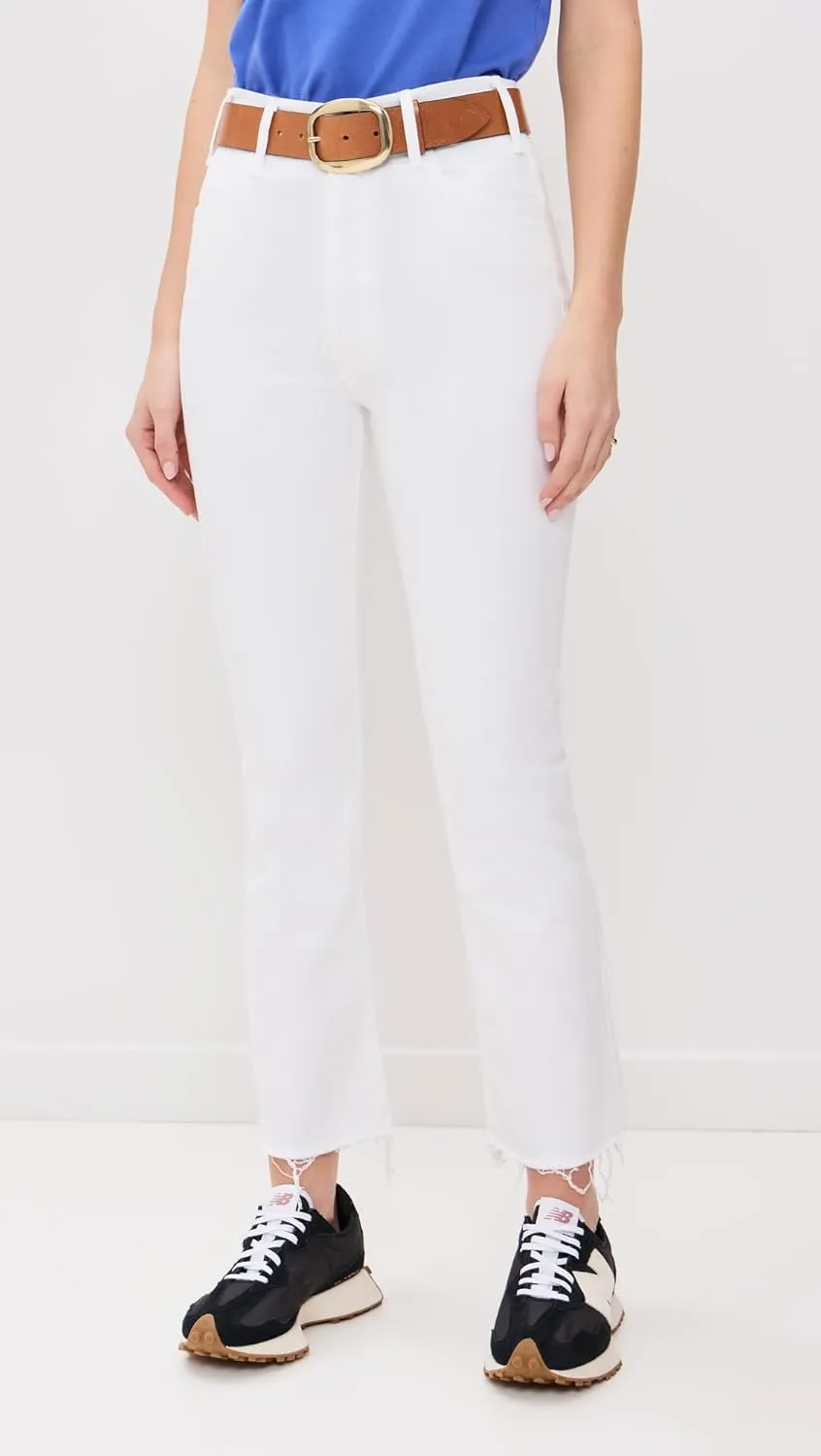 MOTHER Women's The Hustler Ankle Fray Jeans