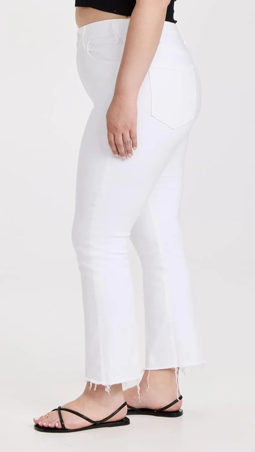 MOTHER Women's The Hustler Ankle Fray Jeans