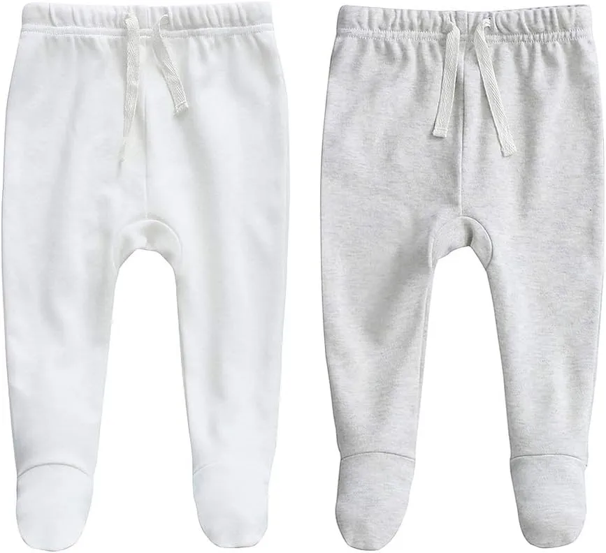 Owlivia Organic Baby Pant Legging Jogger for Infant, Boys Girls Toddler