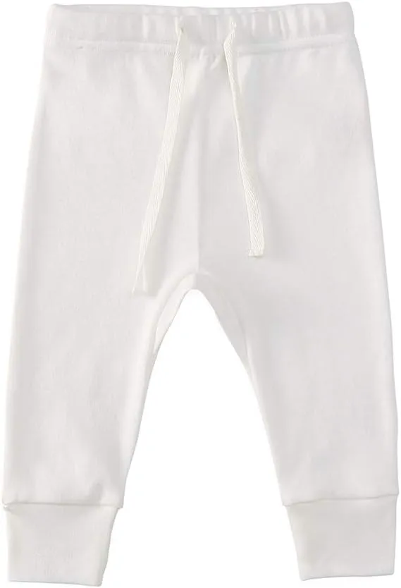 Owlivia Organic Baby Pant Legging Jogger for Infant, Boys Girls Toddler