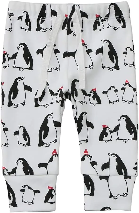 Owlivia Organic Baby Pant Legging Jogger for Infant, Boys Girls Toddler