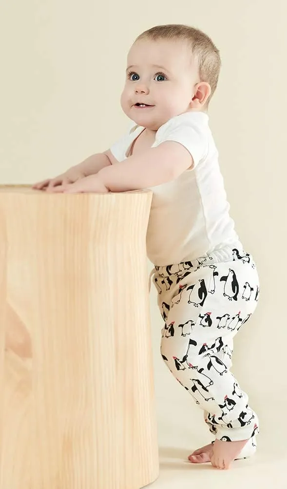 Owlivia Organic Baby Pant Legging Jogger for Infant, Boys Girls Toddler