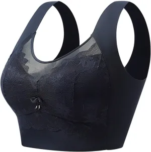 Push Up Bras for Woman Lace Mesh Breathable Bra Plus Size Wireless Padded Underwear No Underwire Bralette Bra