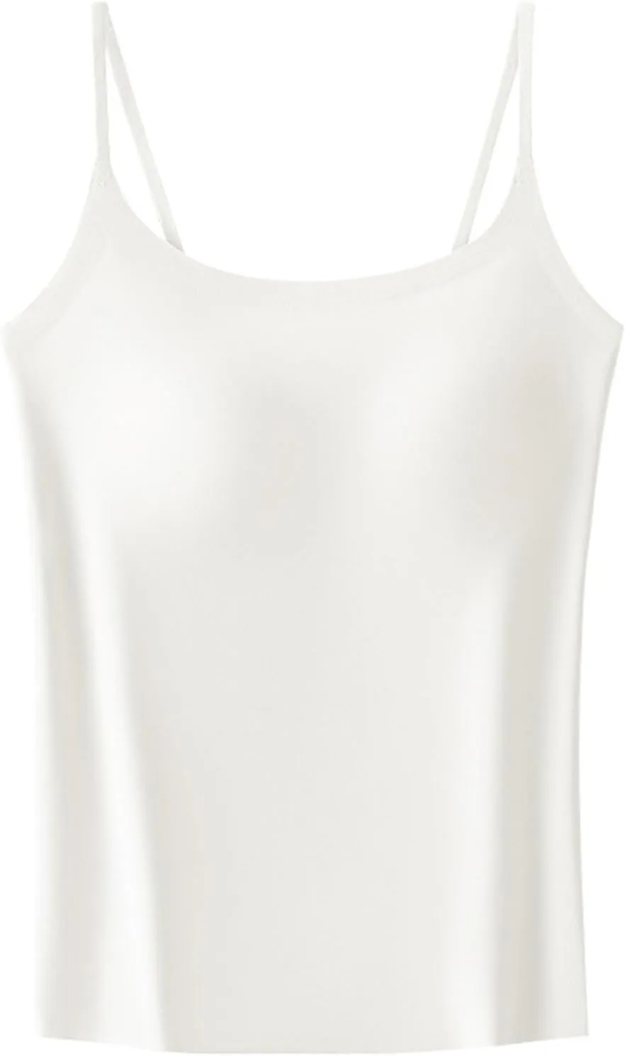 Sexy Slim Fitness Tank Tops with Built-in Shelf Bra for Women Seamless Yoga Camisoles Casual Sleeveless Tee Shirts