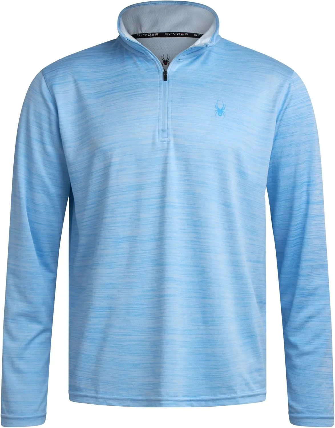 Spyder Mens Active Quarter Zip Sweatshirt - 2-Way Stretch UPF 30  Moisture Wicking Mock Neck Pullover (Sizes: S-XL)