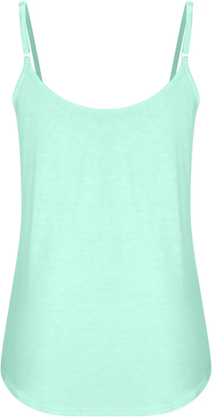 Summer Trendy Pleated Tank Tops for Women Casual Loose Fit Camisole Cute Tunic Top 2025 Fashion Vacation Outfits