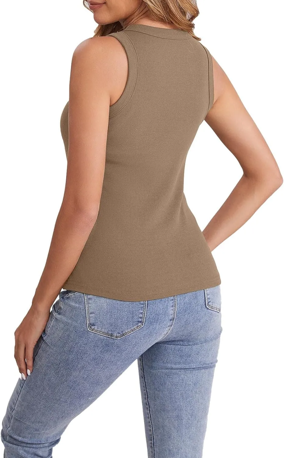 Tank Top with Built in Bra for Women Racerback Workout Undershirt Cotton Camisole Workout Sports Padded Cami 2025