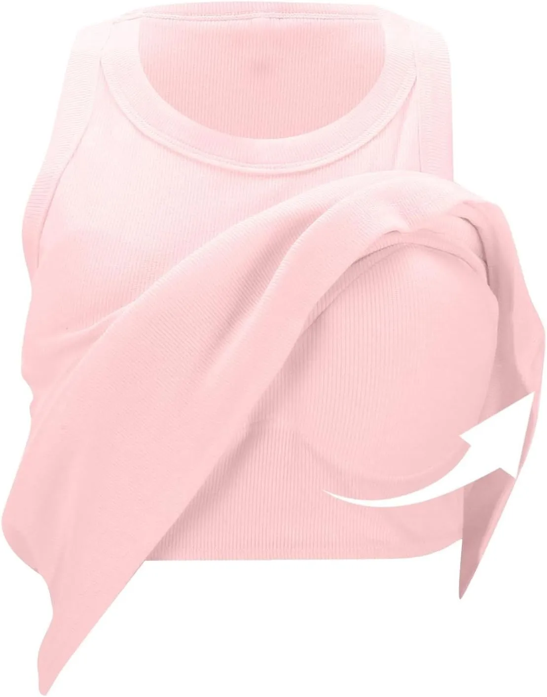 Tank Top with Built in Bra for Women Racerback Workout Undershirt Cotton Camisole Workout Sports Padded Cami 2025