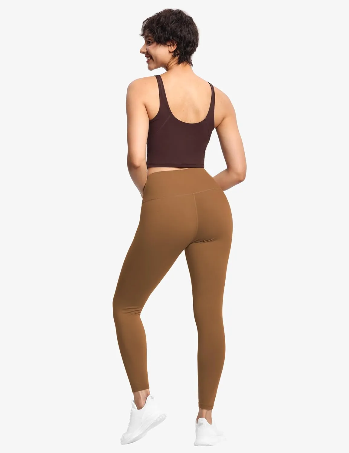 THE GYM PEOPLE Women's High Waist Workout Legging Soft Tummy Control Squat Proof Yoga Running Pants