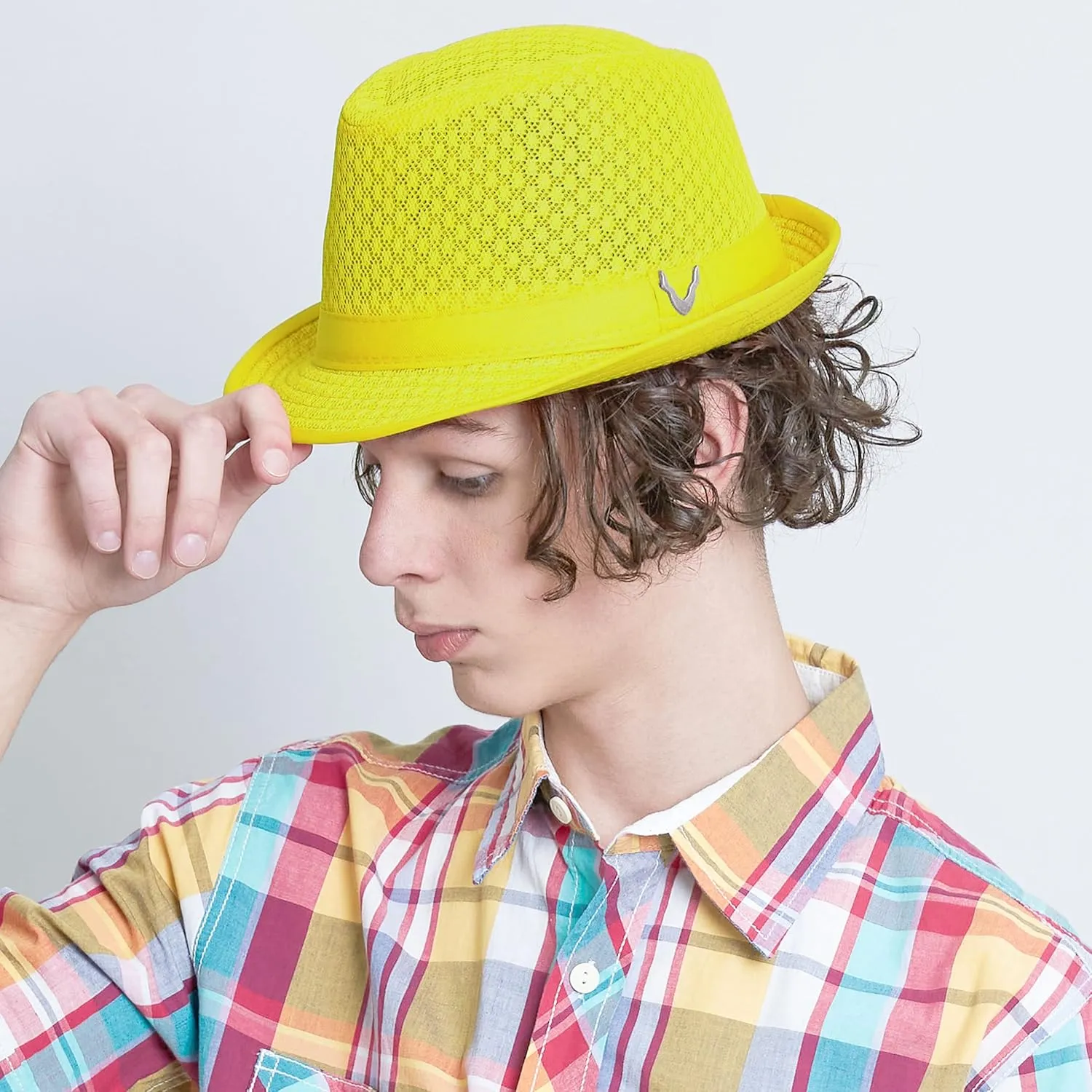 The Hat Depot Light Weight Classic Soft Cool Mesh Crushable Fedora hat