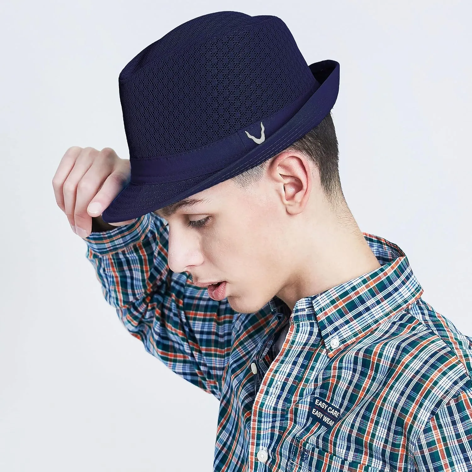 The Hat Depot Light Weight Classic Soft Cool Mesh Crushable Fedora hat