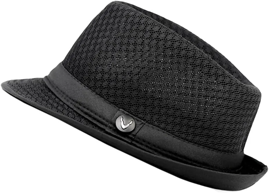 The Hat Depot Light Weight Classic Soft Cool Mesh Crushable Fedora hat