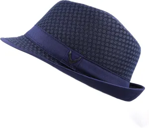 The Hat Depot Light Weight Classic Soft Cool Mesh Crushable Fedora hat