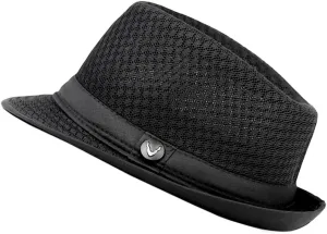 The Hat Depot Light Weight Classic Soft Cool Mesh Crushable Fedora hat
