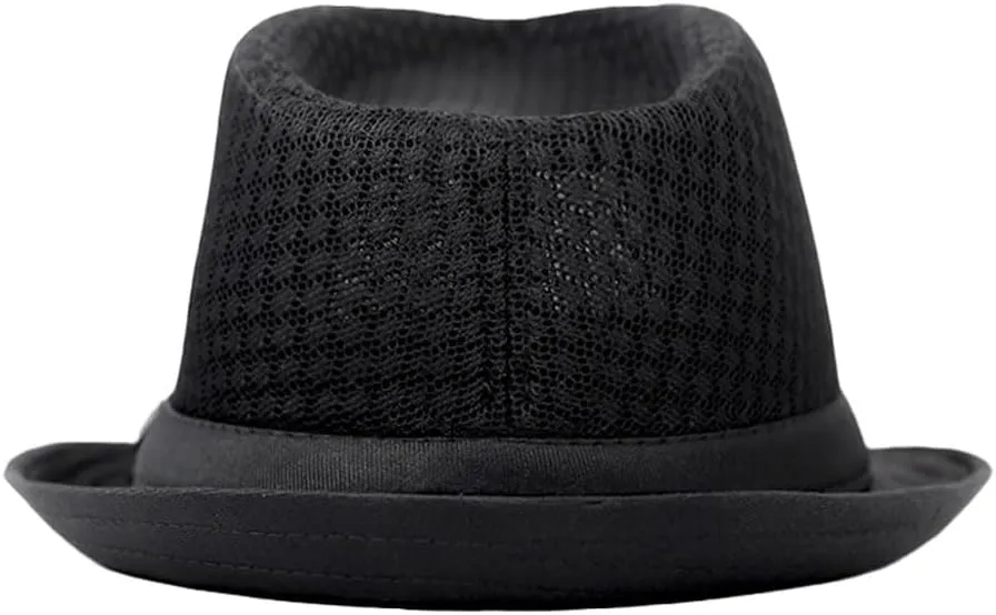 The Hat Depot Light Weight Classic Soft Cool Mesh Crushable Fedora hat