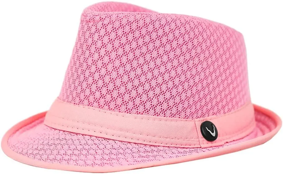 The Hat Depot Light Weight Classic Soft Cool Mesh Crushable Fedora hat