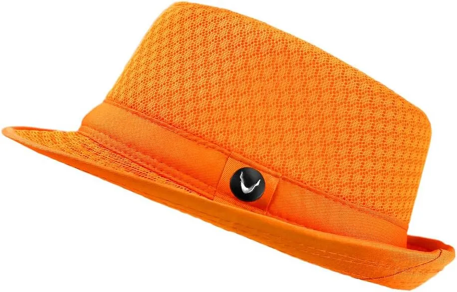 The Hat Depot Light Weight Classic Soft Cool Mesh Crushable Fedora hat