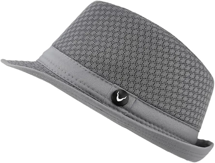 The Hat Depot Light Weight Classic Soft Cool Mesh Crushable Fedora hat