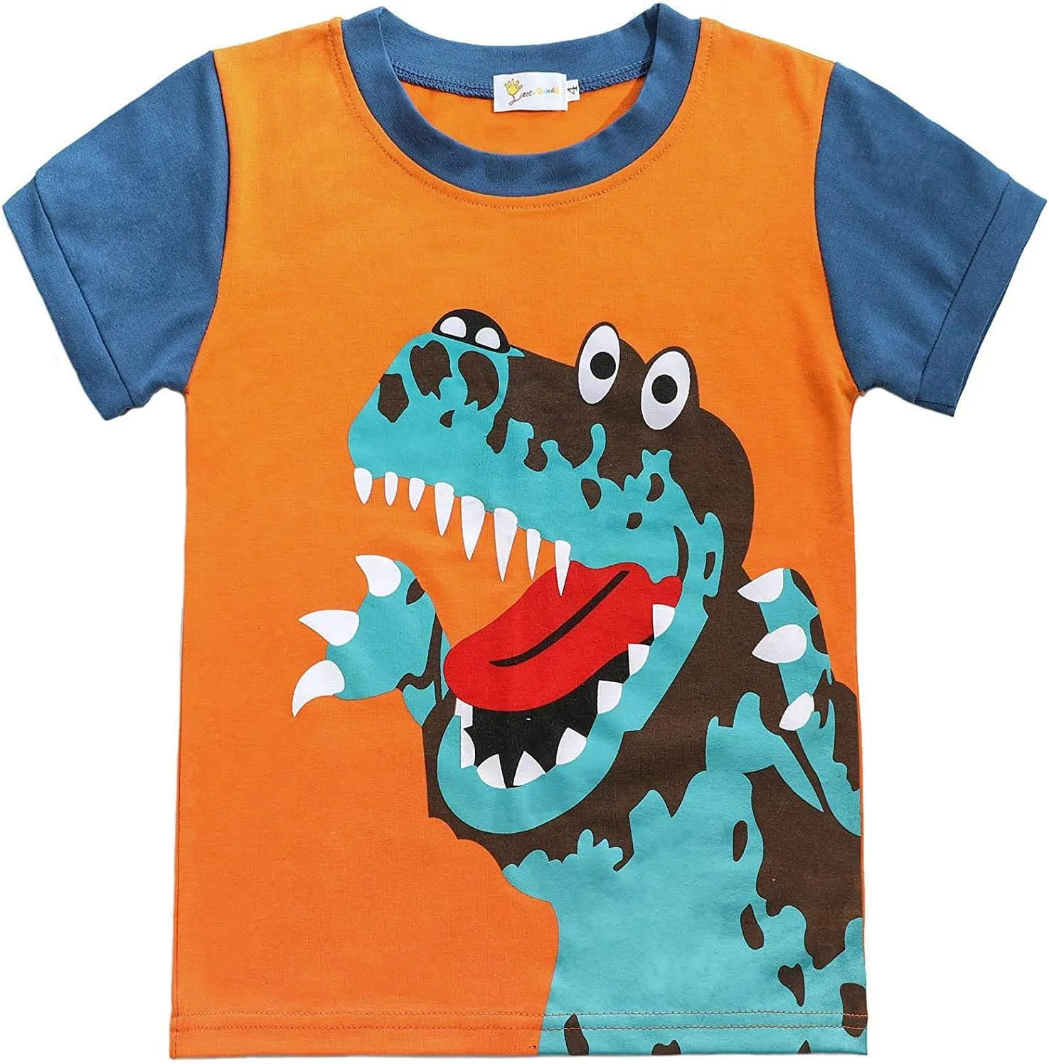 Toddler Boys Pajamas 100% Cotton Summer Pjs for Boy Jammies Dinosaur Dog Little Kids Clothes Sleepwear Short Sets Size 2-7T