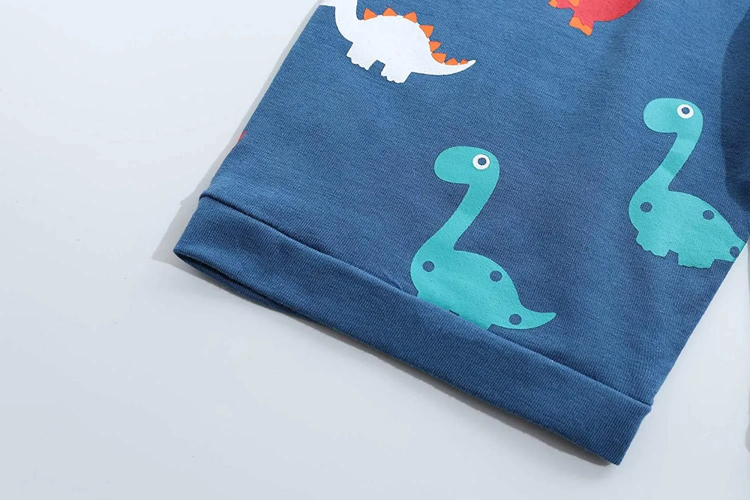 Toddler Boys Pajamas 100% Cotton Summer Pjs for Boy Jammies Dinosaur Dog Little Kids Clothes Sleepwear Short Sets Size 2-7T