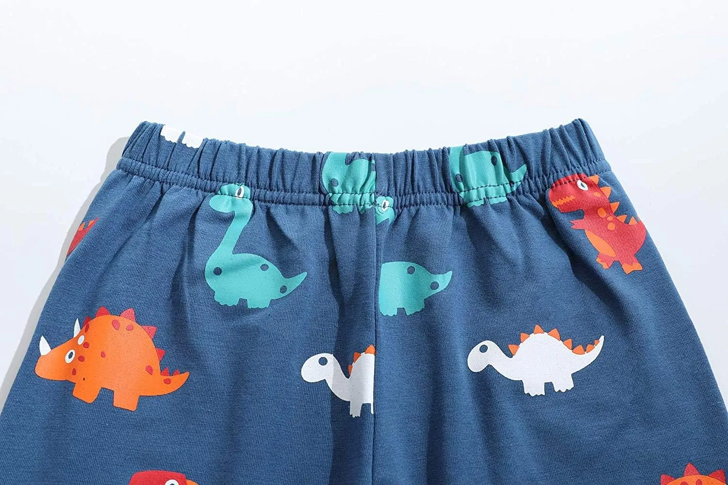 Toddler Boys Pajamas 100% Cotton Summer Pjs for Boy Jammies Dinosaur Dog Little Kids Clothes Sleepwear Short Sets Size 2-7T