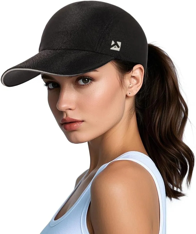 TOP-EX XL/XXL Ponytail Sun Baseball Cap for Women Cooling Running Hat Summer Breathable Mesh Hat