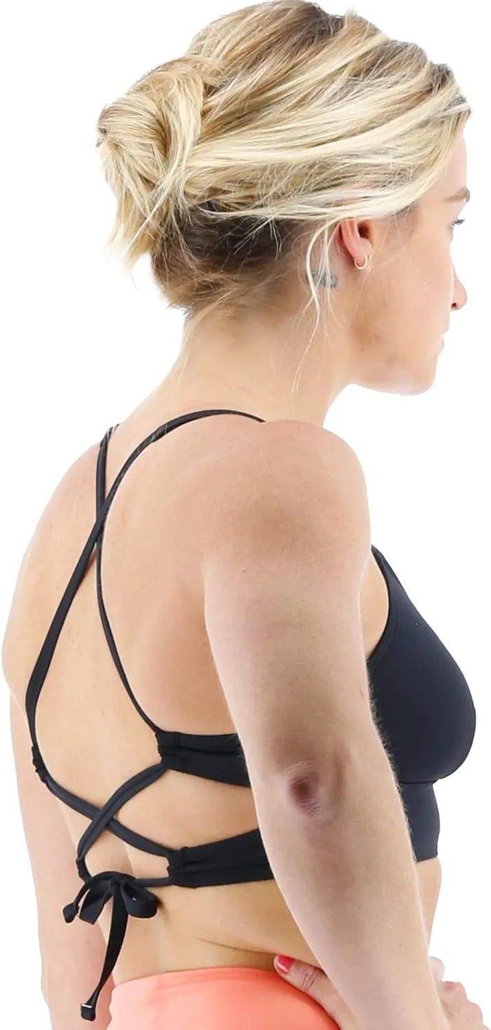 TYR Women's Standard Madeline Top Bralette for Swimming, Yoga, Fitness, and Workout