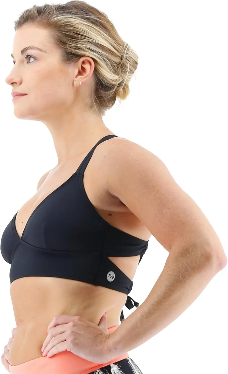 TYR Women's Standard Madeline Top Bralette for Swimming, Yoga, Fitness, and Workout