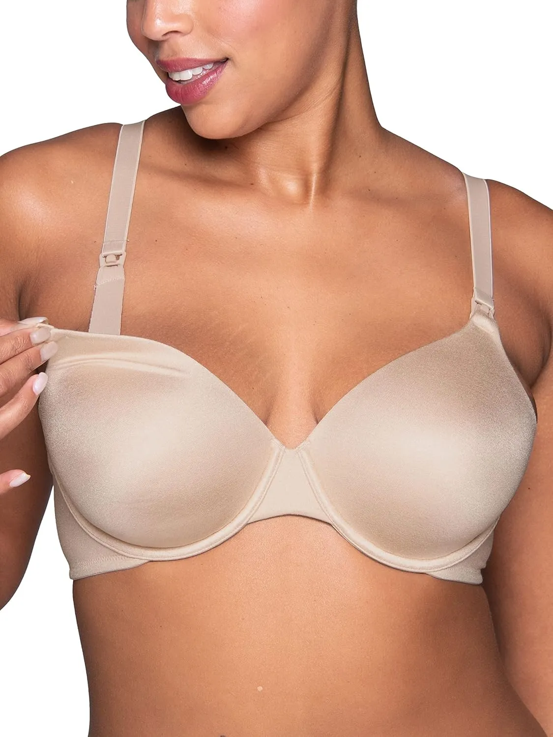 Vanity Fair Women’s Maternity Nursing Bras for Breastfeeding: Front Clip Underwire Bra Stretch Cups, Available in Multipacks