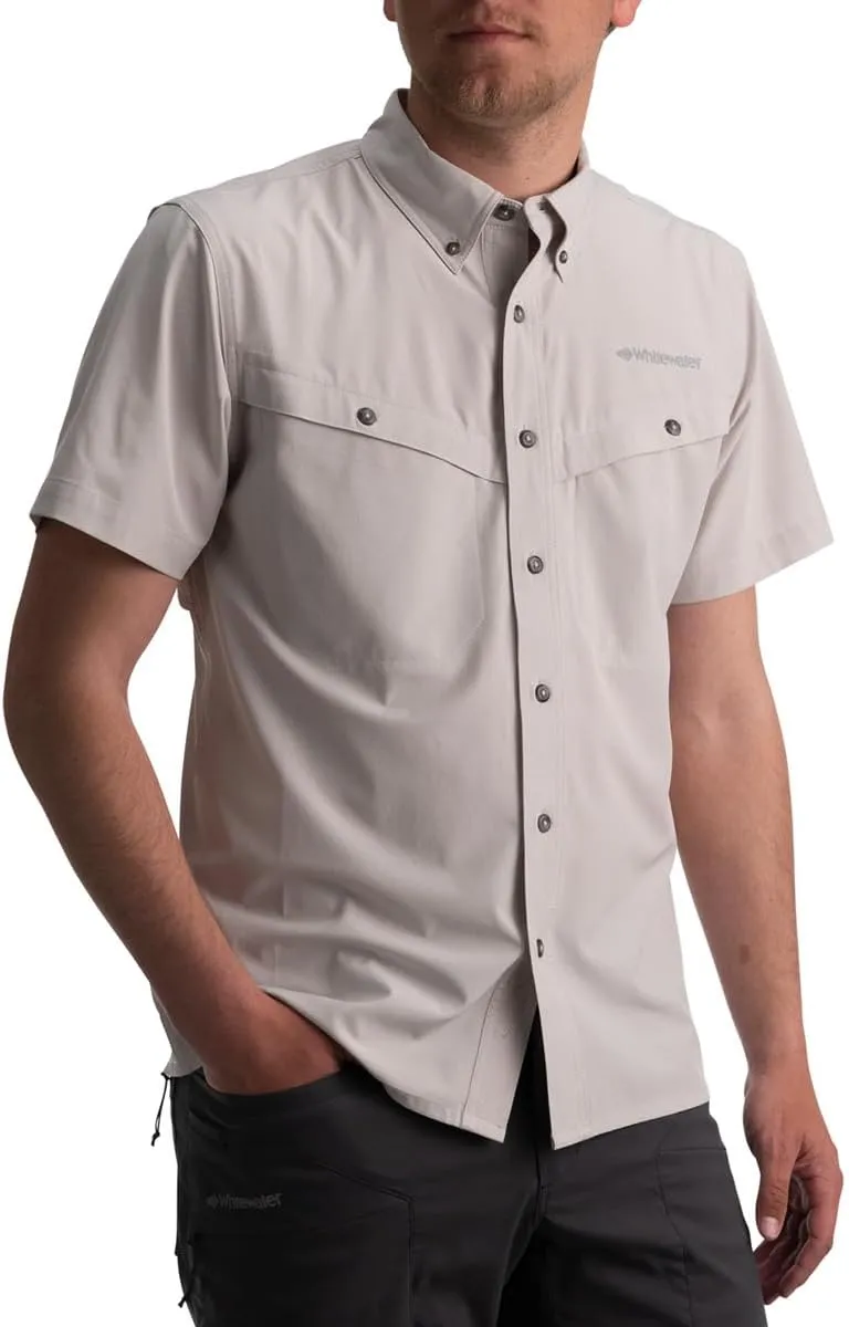 Whitewater Lightweight Moisture Wicking Short Sleeve Fishing Shirt with UPF 50