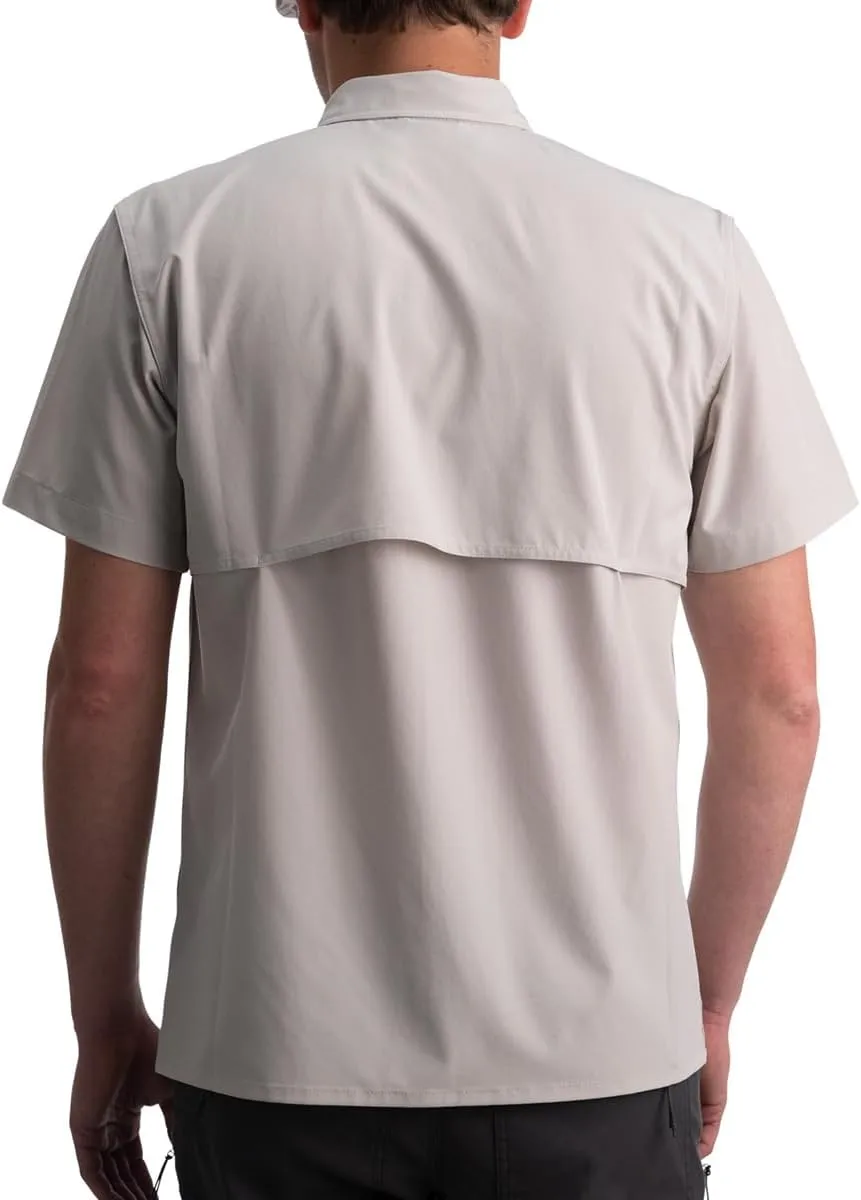 Whitewater Lightweight Moisture Wicking Short Sleeve Fishing Shirt with UPF 50